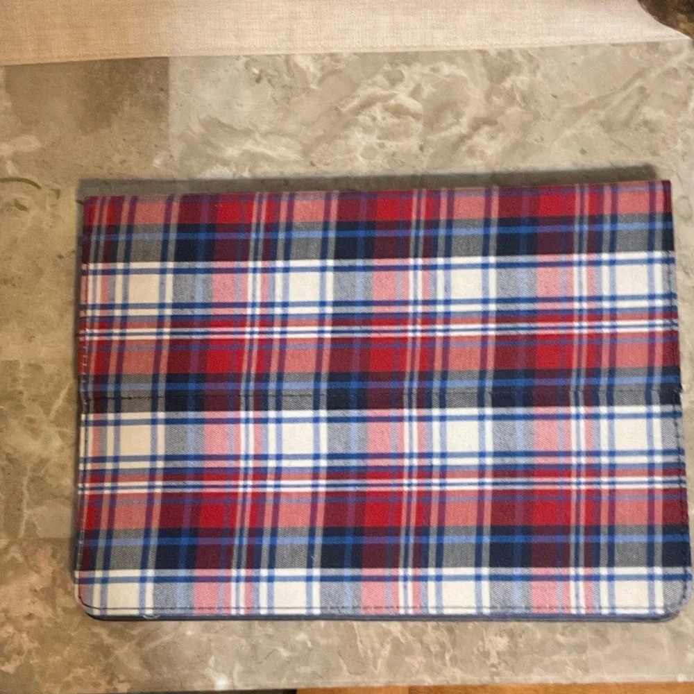 Plaid Tablet Case 9” x 6.5”